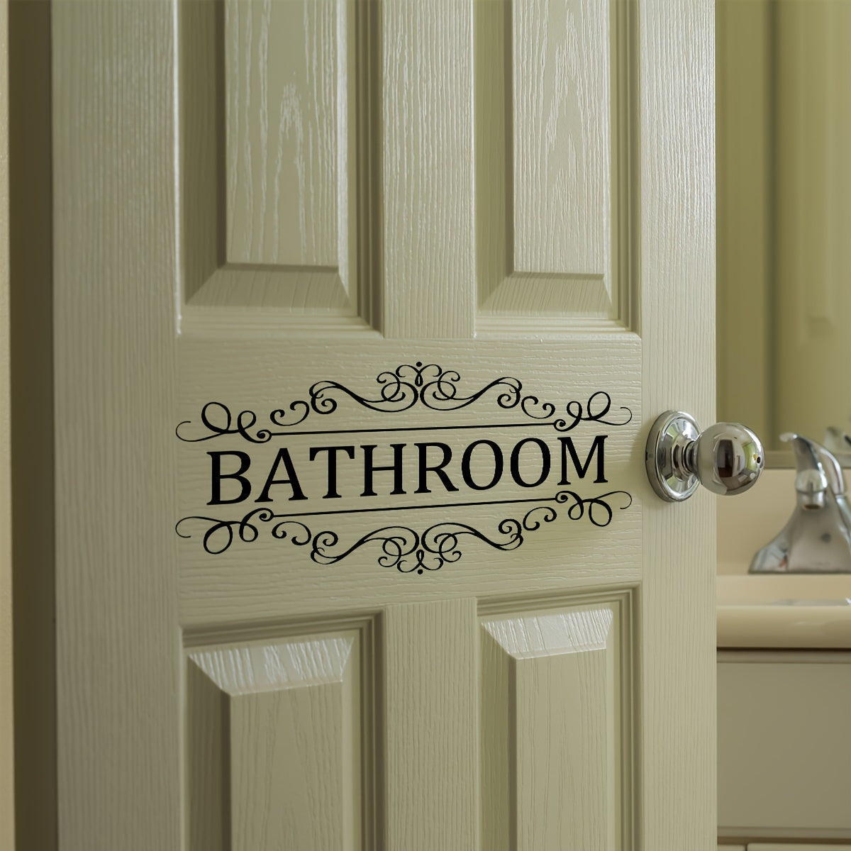 Inspirational Slogan PVC Wall Sticker Bathroom Living Room Home Decor