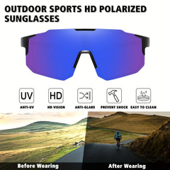 Ink Polarized Sunglasses Unisex Cycling Glasses with Packing