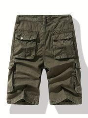 Men's Cargo Shorts with Flap Pockets for Spring & Summer
