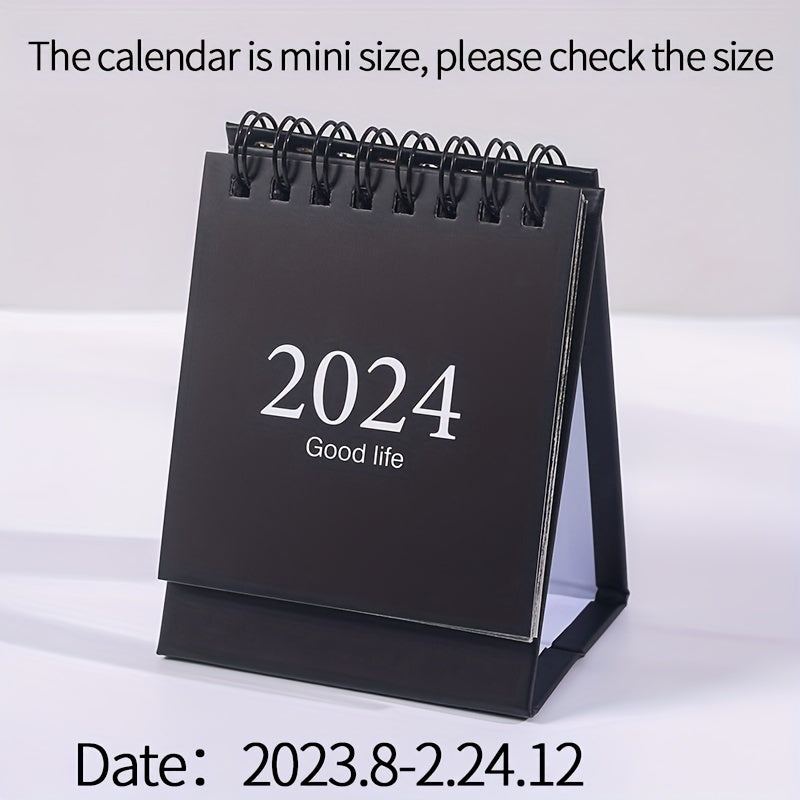 Morandi Mini Table Calendar Coil Desktop Decoration