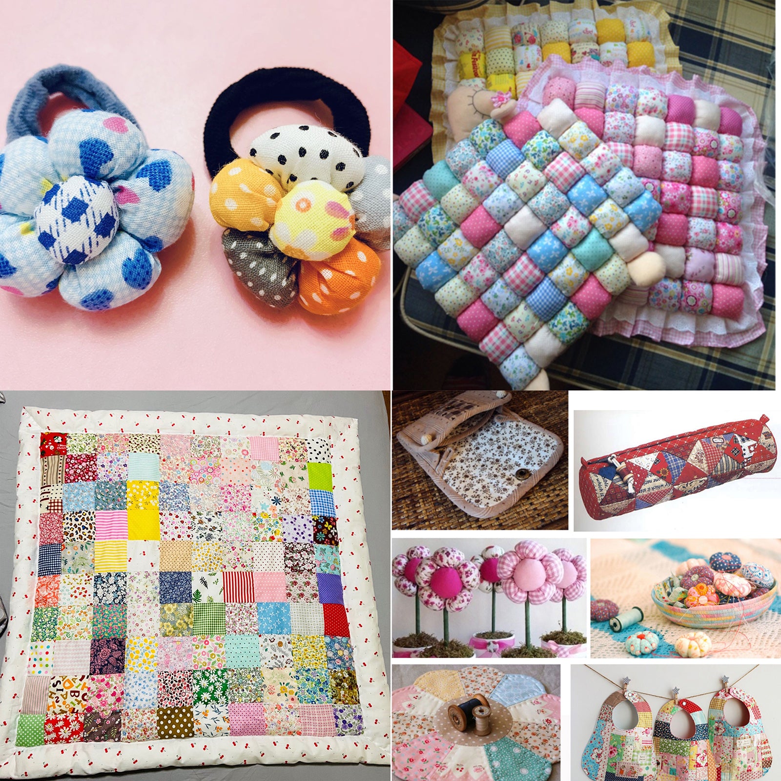 50pcs Floral Cotton Fabric Squares 10x10cm for DIY Crafts and Easter Surprise