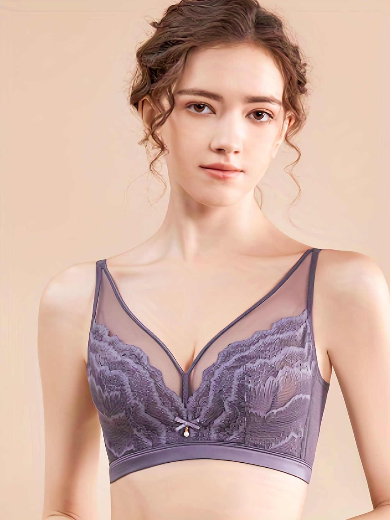 Mesh Wireless Bra for Women Comfy & Breathable Lingerie