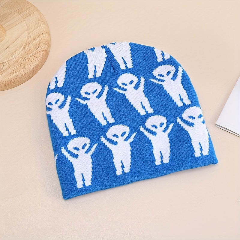 Fashionable Ear Protection Sport Knit Beanie Hat Winter Warm Ski Cold Hat