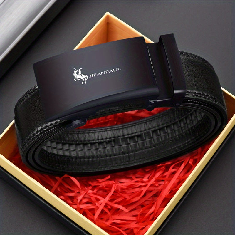 Men's Business Buckle Belt for Outdoor Party Travel
