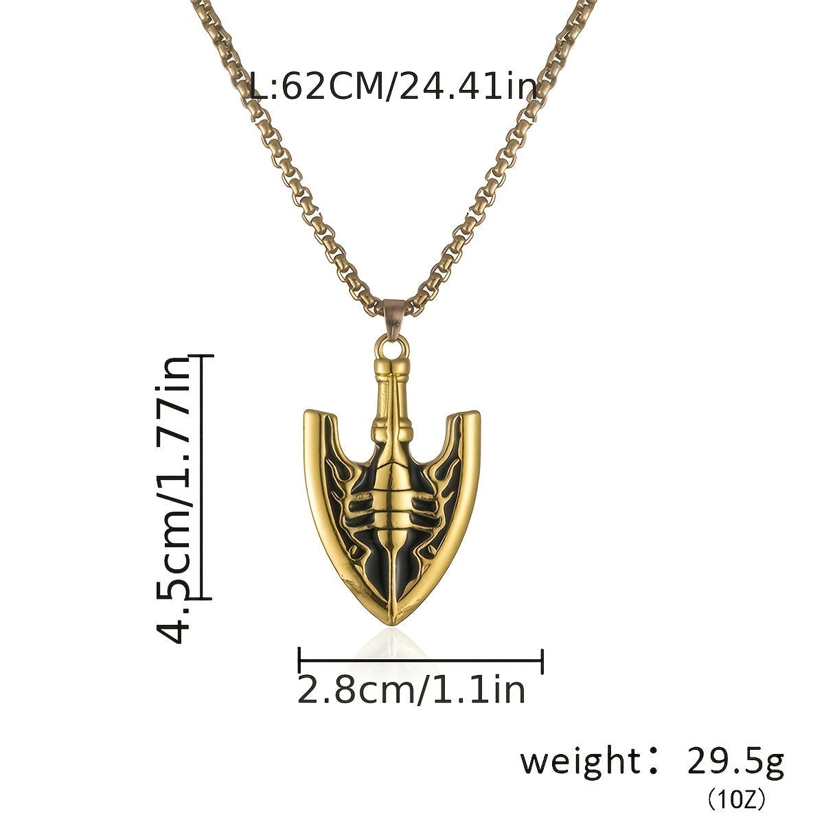 JOJO's Bizarre Adventure Stone Sea Worm Arrow Anime Necklace Golden Arrow