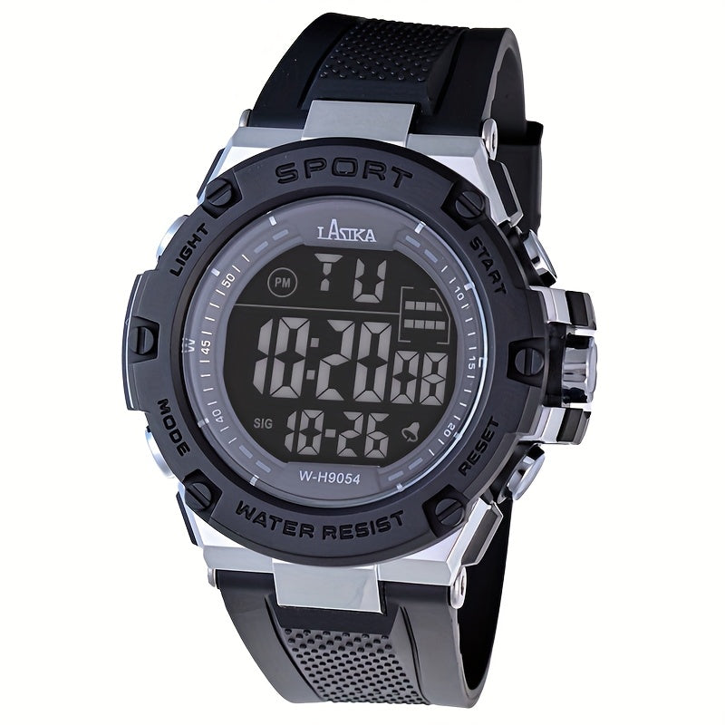 LASIKA Kids Digital Sport Watch Red LED Display Multiple Modes Stopwatch Alarm