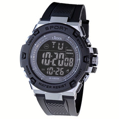 LASIKA Kids Digital Sport Watch Red LED Display Multiple Modes Stopwatch Alarm