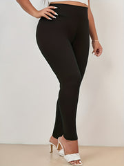  Art Letter Print Yoga Leggings High Rise Stretch