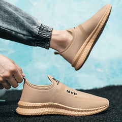Men's Knit Slip On Casual Shoes Soft Sole Sneakers