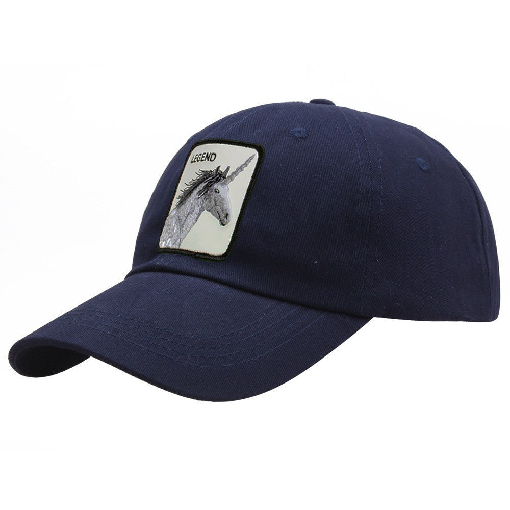 Animal Cartoon Sunscreen Hat Baseball Cap Embroidered Sun Visor Hat