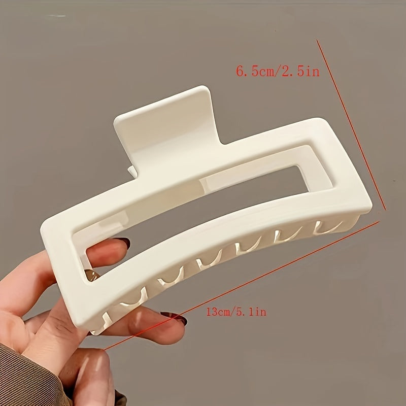 Matte Hair Claw Clip Strong Hold Grip Hair Jaw Clip
