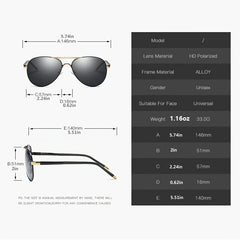 Men's Polarized Toad Driver Sunglasses UV400
