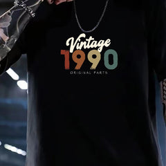 Vintage 1990 Print Stretch Tee Outdoor Wear
