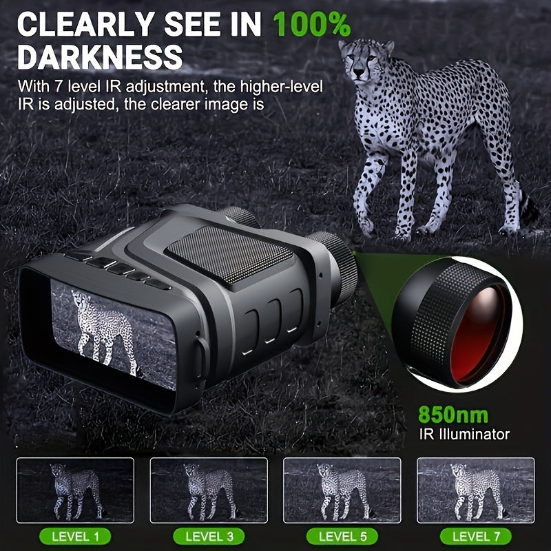 R12 HD Night Vision Goggles 1080P Digital Infrared Video & Photo Recording