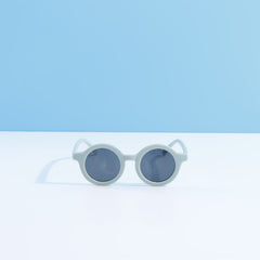 Girls Casual Polarized Sunglasses Vintage Round Frame UV Protection