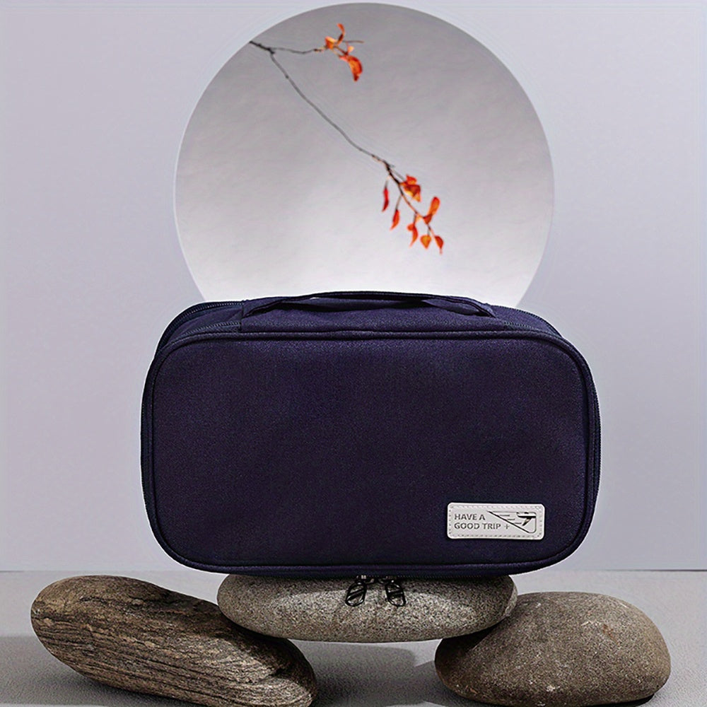 Portable Travel Underwear Bag Lightweight Zipper Luggage Bag
