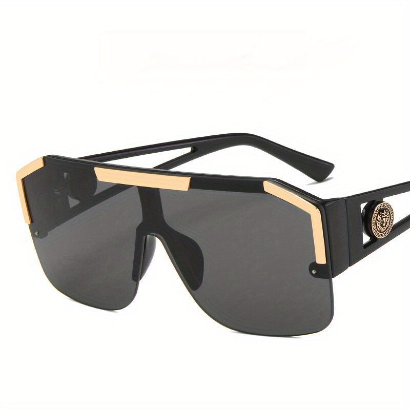Flat Top Aviator Sunglasses Gradient Lens Glasses UV400