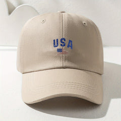Print Baseball Cap Unisex Solid Dad Hat Independence Sun Hats