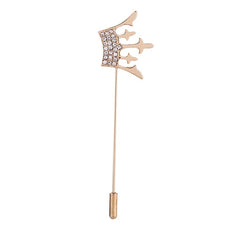 Men's Brooch Small Suit Accessories Plug in Brooch Jewelry Corsage