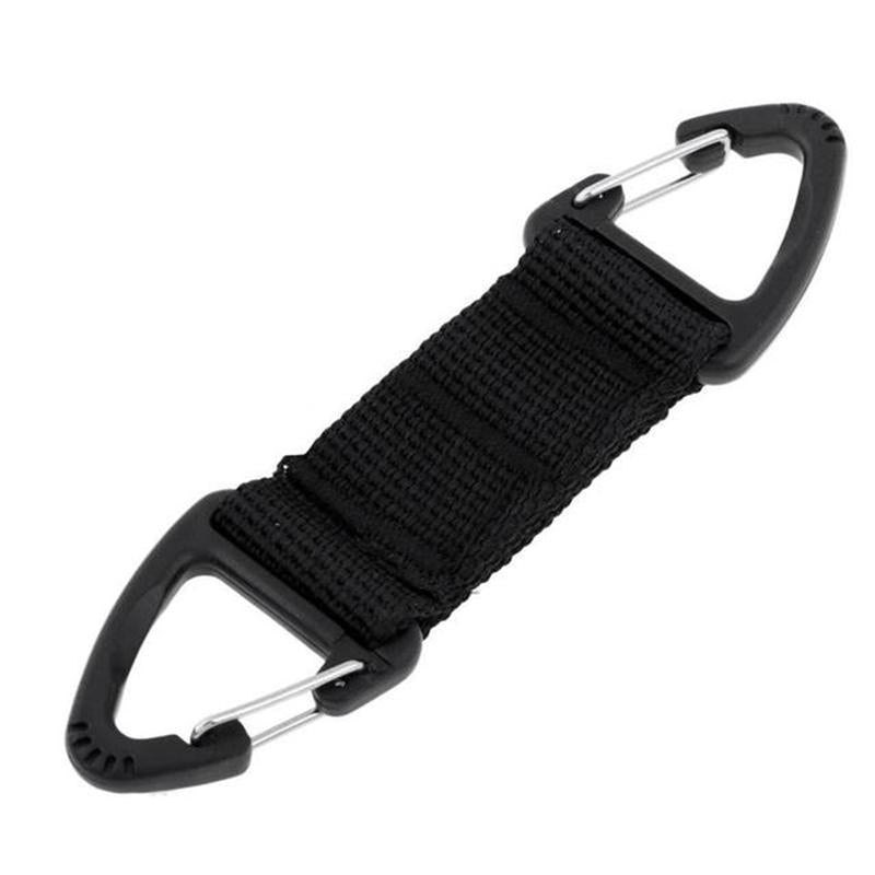 Multifunctional Carabiner with Tactical Belt and Nylon Webbing