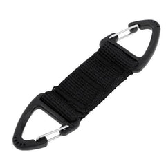 Multifunctional Carabiner with Tactical Belt and Nylon Webbing