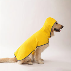 Double Layer Yellow Dog Raincoat - Keep Your Pup Dry & Stylish