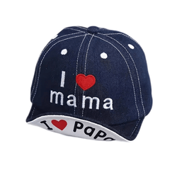 Cute Denim Baseball Cap for Babies Adjustable Straps