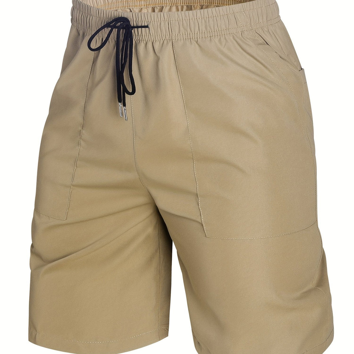 Men's Casual Cargo Shorts with Drawstring
