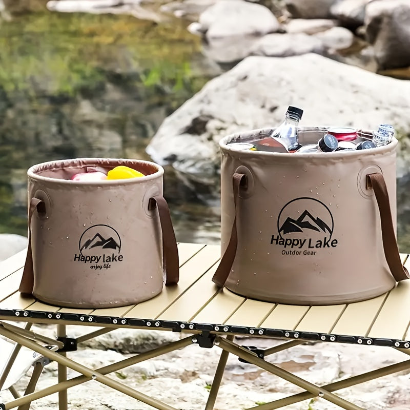 Portable Folding Water Bucket for Outdoor Car and Vegetable Washing