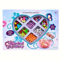 DIY Charm Bracelet Making Kit 240pcs Beads Chains Craft Girls Gift Set