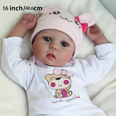 64 Cm Lifelike Reborn Doll Soft Body, Visible Veins, Christmas Gift