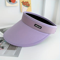 Candy Elastic Visor Hat Sunscreen Travel Beach Hats