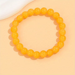 Agate Bead Bracelet for Positive Energy and Balance