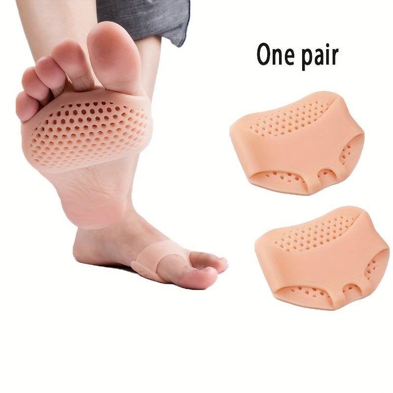 Breathable Silicone Gel Forefoot Pads Insoles for Foot Soreness Relief