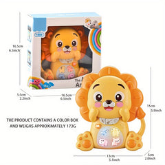Cartoon Animal Electronic Keyboard Multifunctional Lighting Finger Keyboard Toy