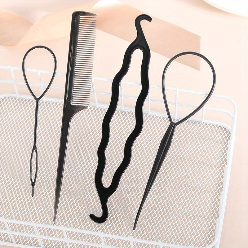 4pcs Hair Braiding Tool Hair Styling Set DIY Hair Accessories