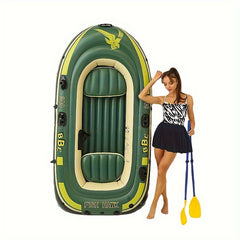 Thickened Inflatable Surfing Boat For 2-3 People, Hand Pump Included