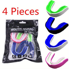 4pcs Sports Mouth Guard for Hockey Basketball Football Martial Arts