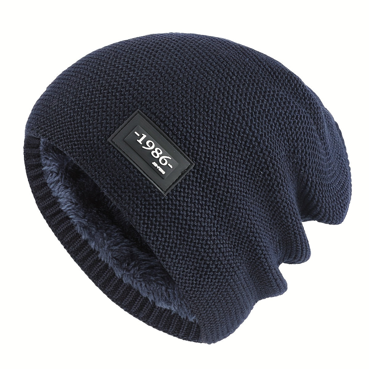 Velvet Woolen Beanie Hat Outdoor Cycling Ski Ear Protection Knit Warm Hat