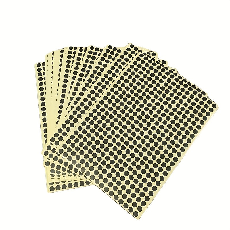 15 Multicolor Dot Sticker Round Adhesive Label DIY Stickers