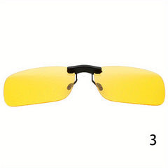 Polarized Clip On Driving Sunglasses UV400 Lens Night Vision Men