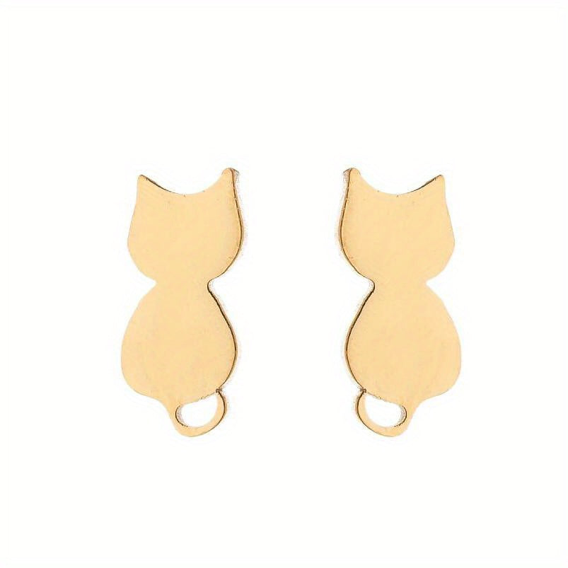 Stainless Steel Animal Stud Trinkets Earrings