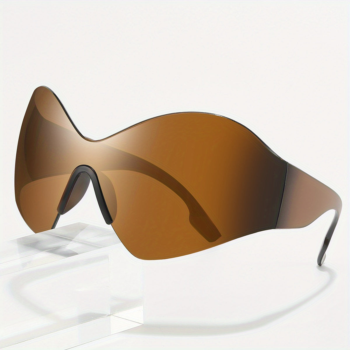 Y2K Future Style Sunglasses XL Frame Unisex Outdoor Eyewear