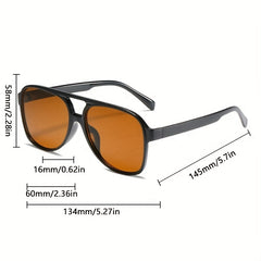 Aviator Sunglasses Gradient Glasses For Beach Party UV400