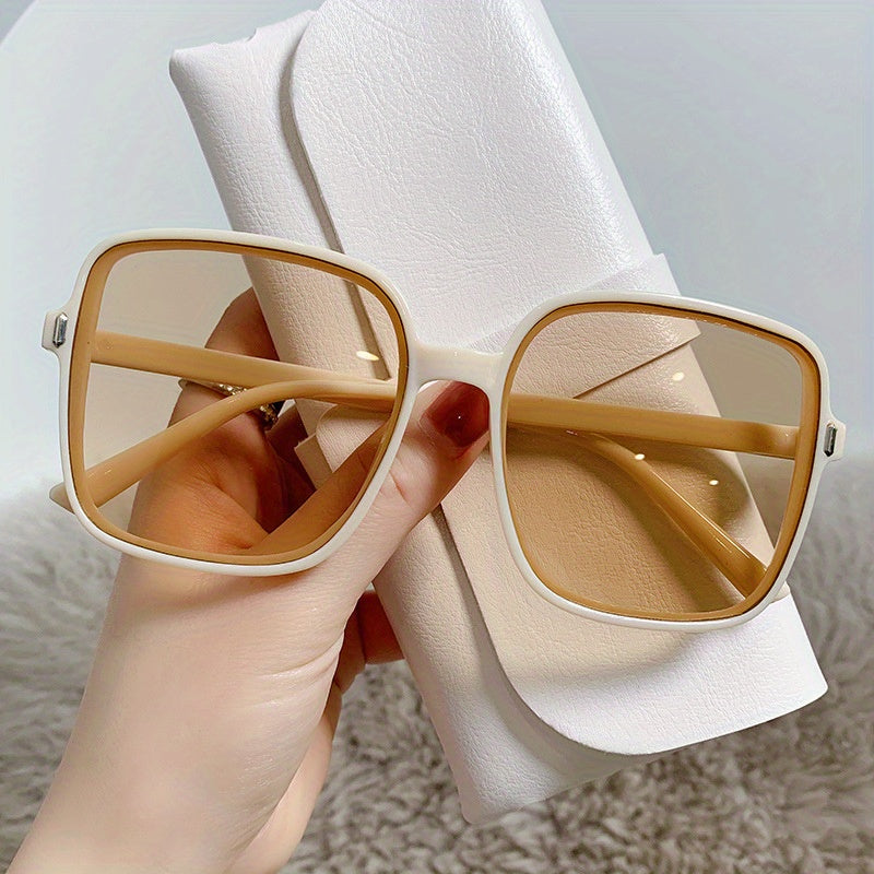 Girl's Square Sunglasses Gradient UV Protection Vintage Sunglasses