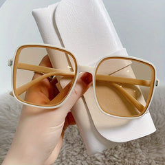 Girl's Square Sunglasses Gradient UV Protection Vintage Sunglasses