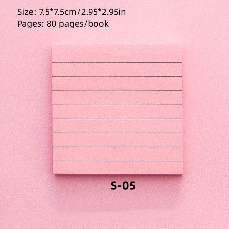 Checkered Sticky Notes Notepad for Students