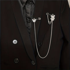 Street Style Waist Chain Brooch for Men and Women