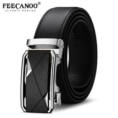 Men's Cowhide Automatic Business Leather Belt