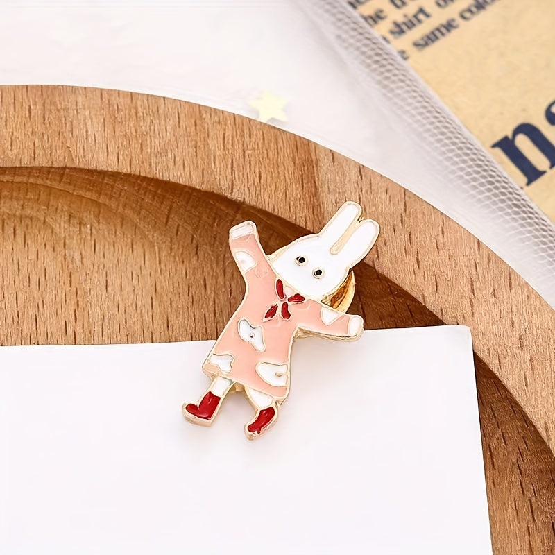 Cute Bunny Brooch for Girls